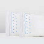 Σετ Μαξιλαροθήκες Αιγαίον με Κέντημα 50X70 Loulaki